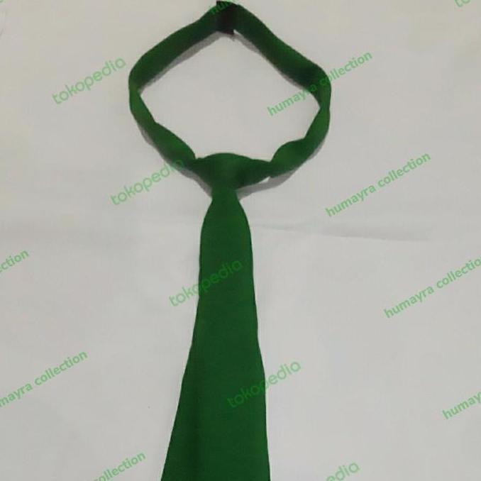 Dasi Al Azhar warna hijau dasi panjang