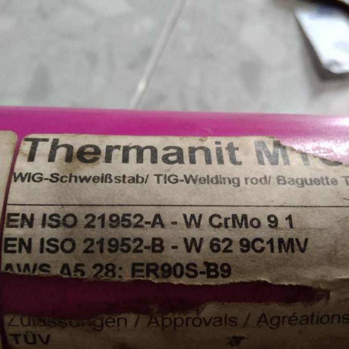 Promo Kawat Las Tig Er90S-B9 / 2.4X1000Mm W Crmo 9.1 Cod
