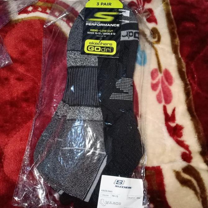 Kaos kaki skechers dewasa smp size 46 isi 3pasang ORI