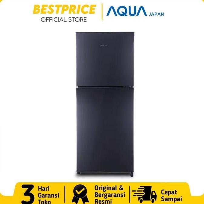 TERBARU - KULKAS 2 PINTU AQUA AQR-D261 AQRD 261 LOW WATT NO FROST