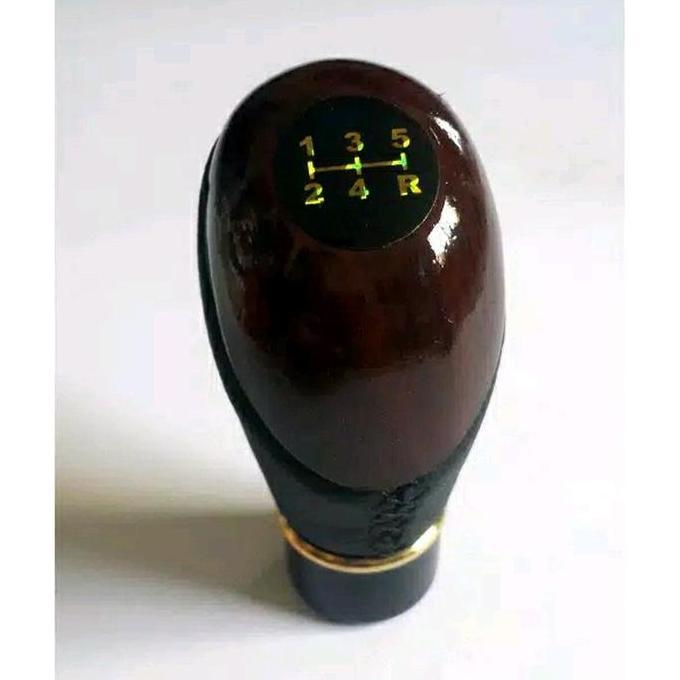 DF322>> gear knop knop gigi mobil perseneling mobil hitam combinasi kayu