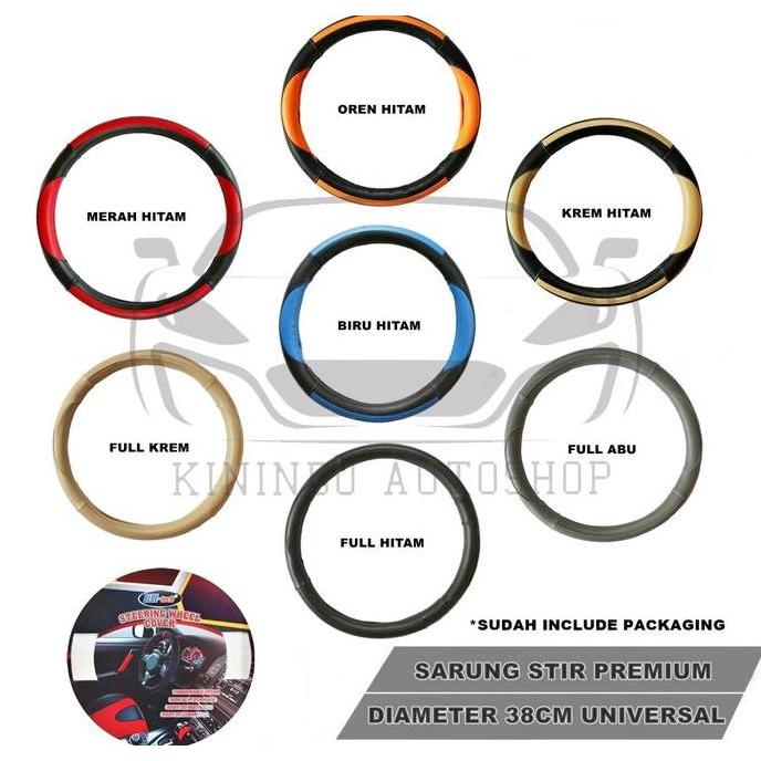 DV30 }} Cover Steer / Sarung Stir Mobil PREMIUM Avanza Xenia 2008 2011