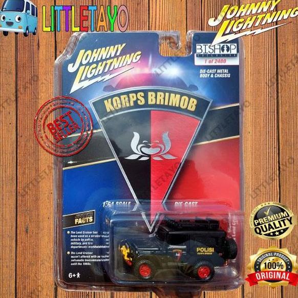 JOHNNY LIGHTNING BISHOP KORPS BRIMOB 1980 TOYOTA LAND CRUISER POLISI