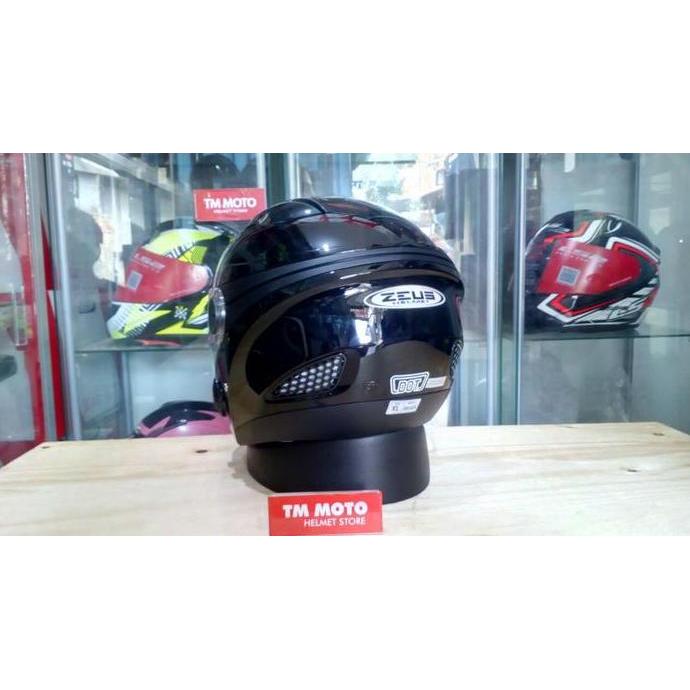 Helm Zeus Z610 Black Glossy / Half Face Zeus