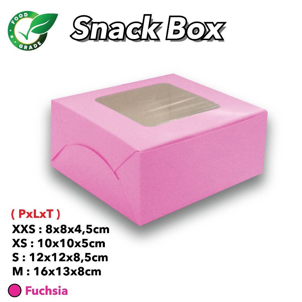 Bisa Cod Snack Box Laminasi Karton Tebal Berbagai Warna ||