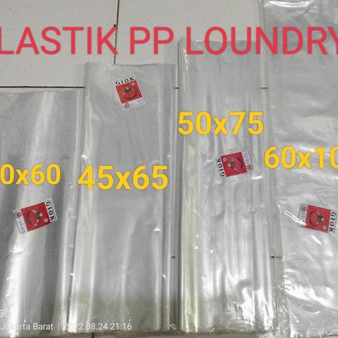 COD kantong plastik besar bening PP LOUNDRY 30x45 35x50 40x60 45x65 50x75