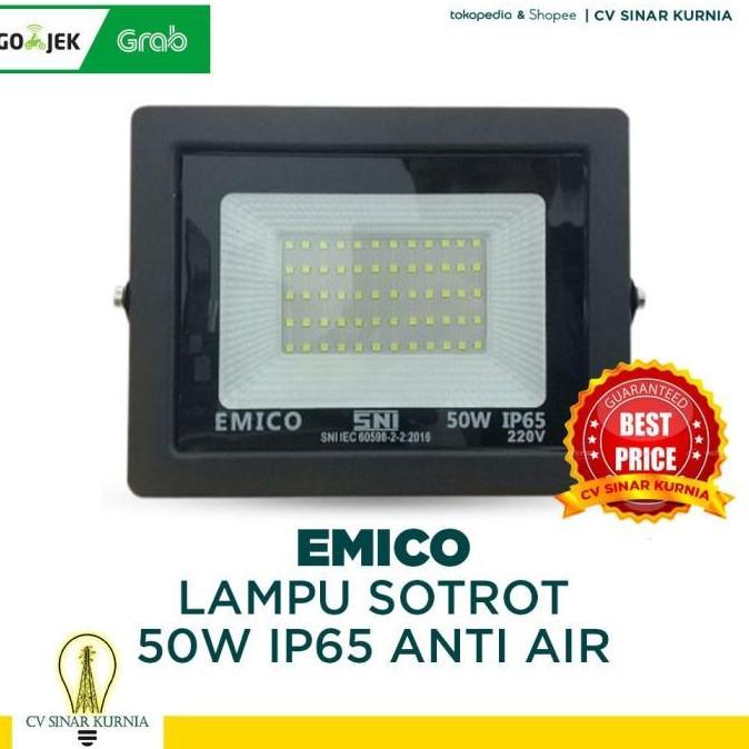 Lampu Sorot Emico/Lampu LED 50 Watt IP65 ANTI AIR