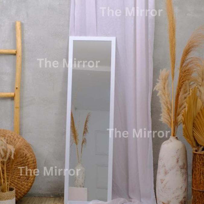 KACA CERMIN GANTUNG BESAR UK 127 X 30 FULL BODY CERMIN DINDING HIQLITY