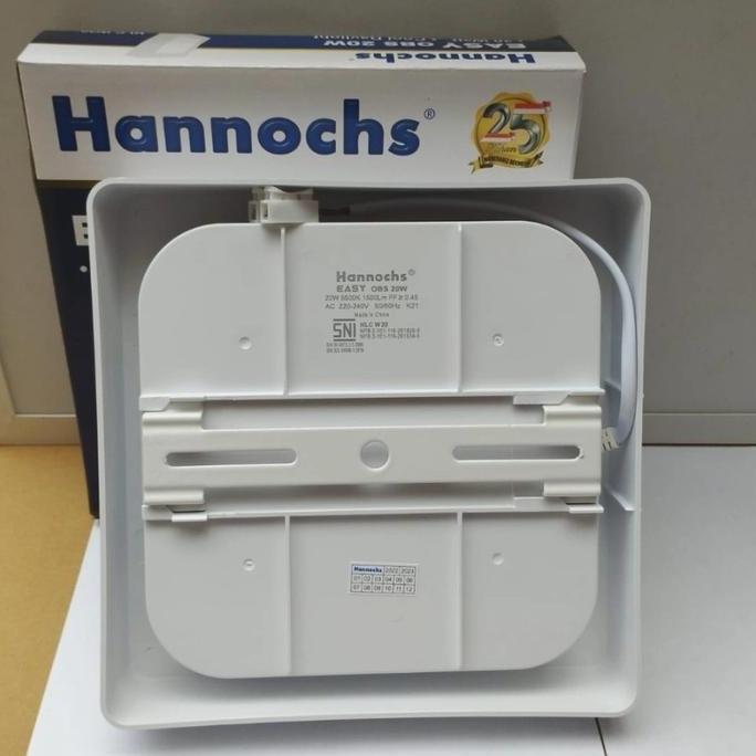 Lampu Downlight LED Plafon Hannochs EASY OBS 20W KOTAK OB