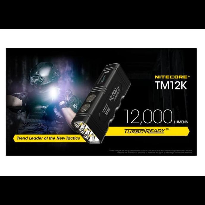 BEBAS ONGKIR - Senter NITECORE TM12K Tiny Monster 12000 Lumens
