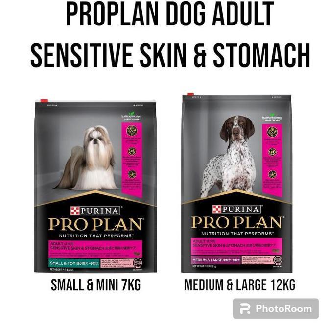 BEBAS ONGKIR - PROPLAN SENSITIVE SKIN AND STOMACH PROPLAN OPTIRESTORE 12KG