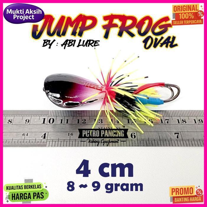 New Lure Jump Frog Oval Abi Lure Hard Frog Hardfrog Terbaru