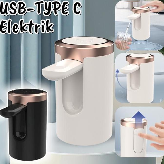 Vixplorn Pompa Galon Elektrik Dispenser Dapat Dilipat Penghisap Air Galon ElektrikPompa Air Galon El