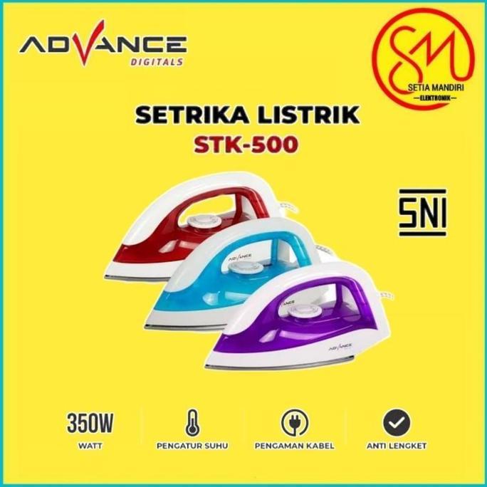 Advance Setrika Listrik / Gosokan Baju Low Watt - STK500