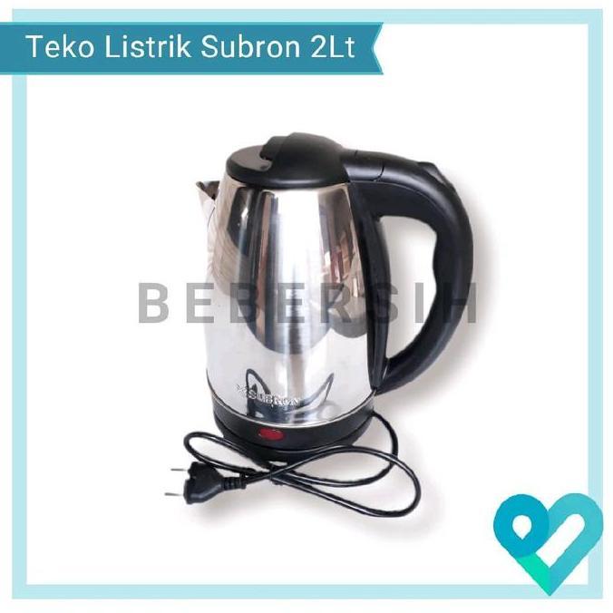 Teko Listrik Subron Silver 2 Liter/ Teko Hotel Elektrik
