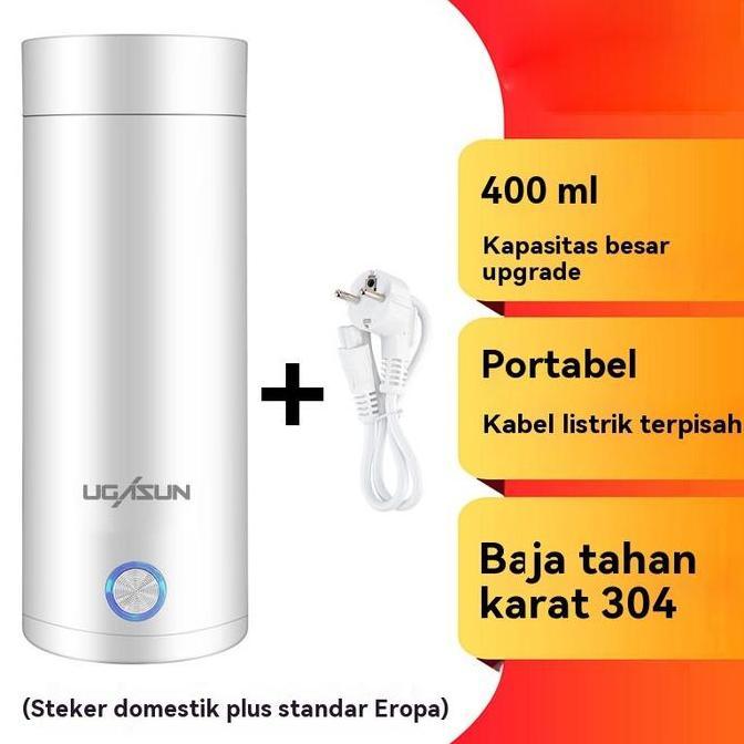 Cangkir Air Pemanas Listrik Portabel Kecil Pelestarian Panas Ketel Terintegrasi Mini Pot Kesehatan O