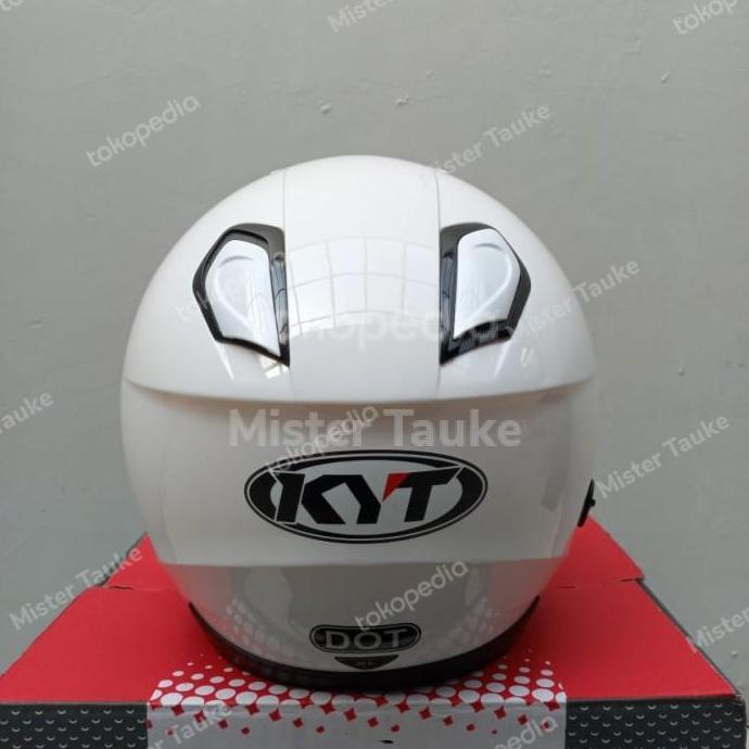 HELM KYT Kyoto Putih Solid/White Original
