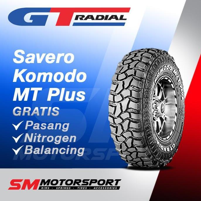 Bnr Ban Mobil Gt Radial Savero Komodo Mt Plus 31X10.50 R15 15