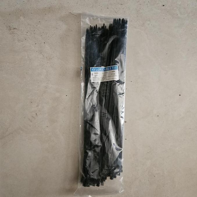 Kabel Ties Hitam 30Cm 100Pcs