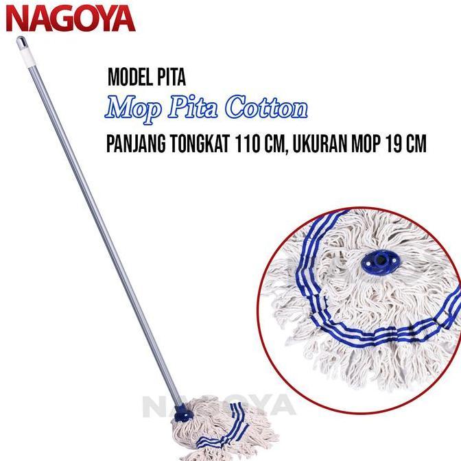 Ikoca Pel Pita Alat Pel Lantai Pel Mop Pita Cotton Lantai Nagoya 707