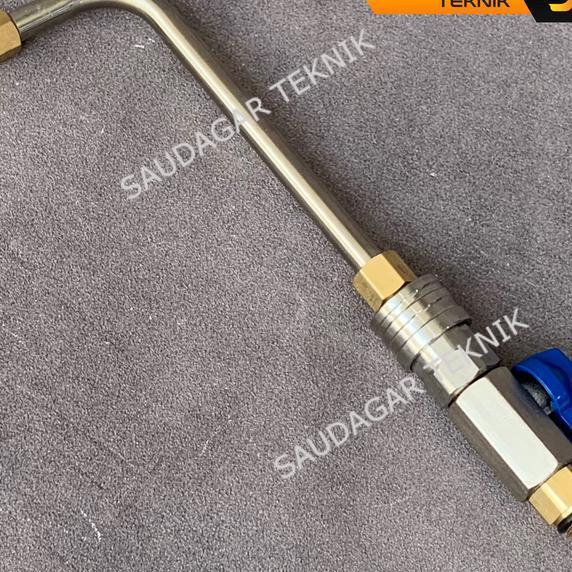 Keran Stik Nozzle Qui Release Cuci Ac Kolong Mobil Stop Keran Selang Mesin Steam Jet Cleaner Qui Rel