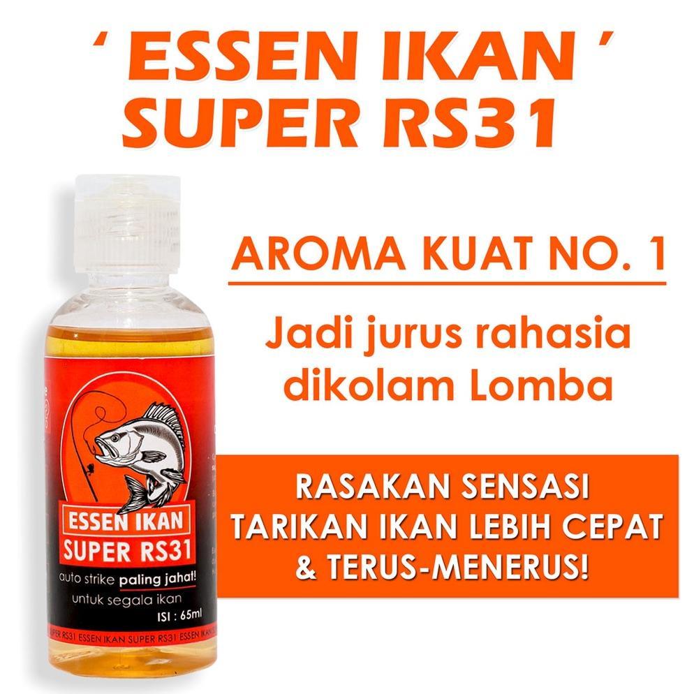 Rs31 Essen Ikan Super - Essence Pancing Aroma Wangi Gurih Untuk Babon Ikan Mas, Lele, Tombro, Bawal,