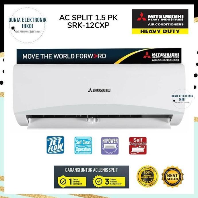 AC MITSUBISHI 1.5 PK SRK12CXP HEAVY INDUSTRIES ac mitsubishi srk 12cxp