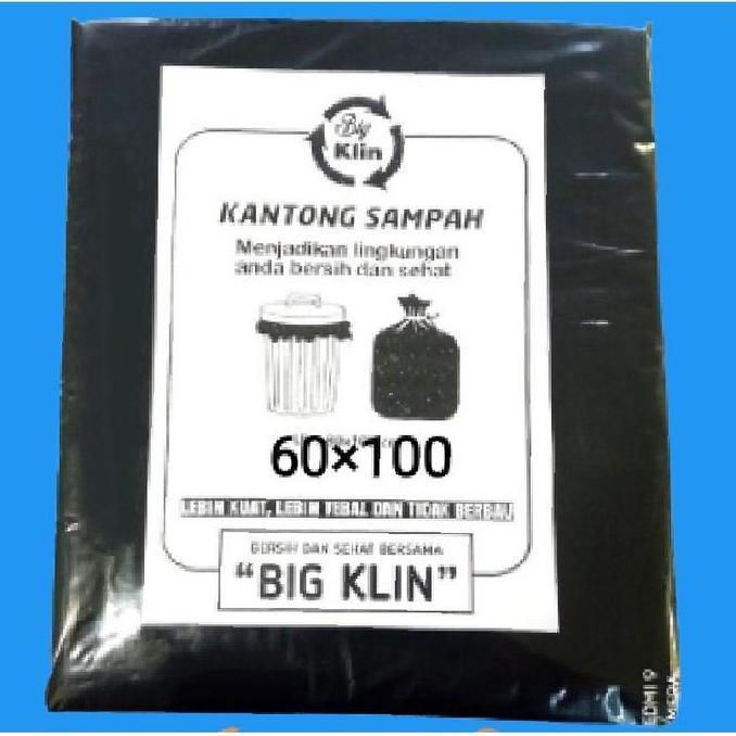 Kantong Sampah Plastik Hitam 60X100 Cm Hdpe 40 Micron Isi 36 Pcs