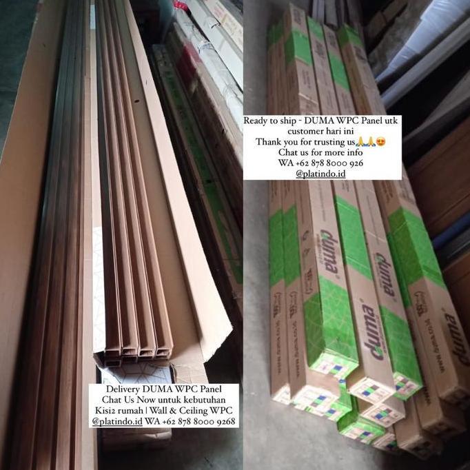 Wall Panel / Kisi Kisi / Para Para Wpc Duma Click On Hollow 50X50 Kualitas Terbaik Harga Termurah