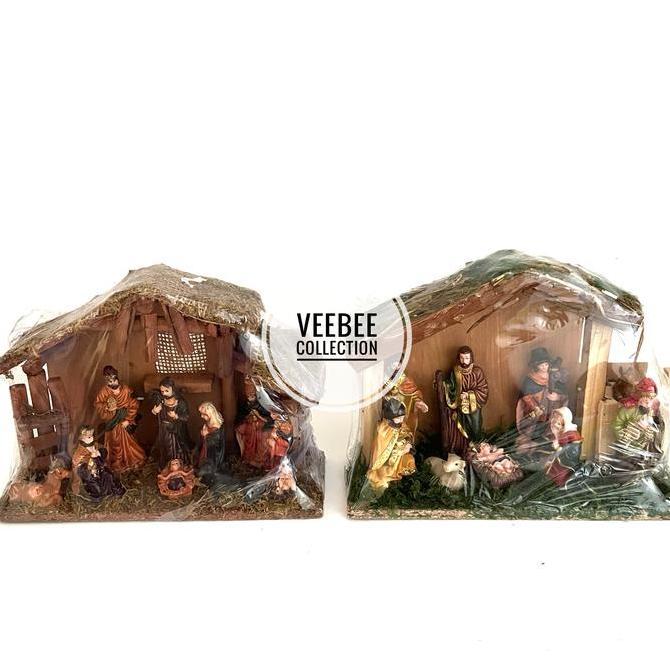 *:*:*:*:*] Patung kelahiran yesus Rumah sedang/Diorama /patung yesus hiasan pohon