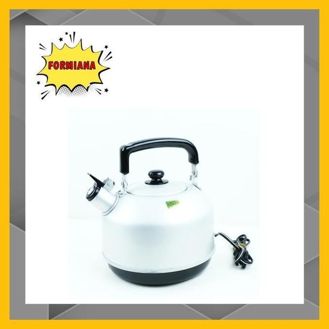 Teko Bunyi Listrik Maspion 22 Aluminium Silver - Teko Pemanas Air