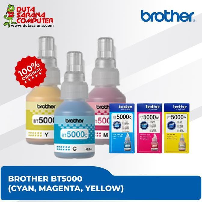 TINTA BROTHER BT5000 BT 5000 BT-5000 CMY Cyan Magenta Yellow