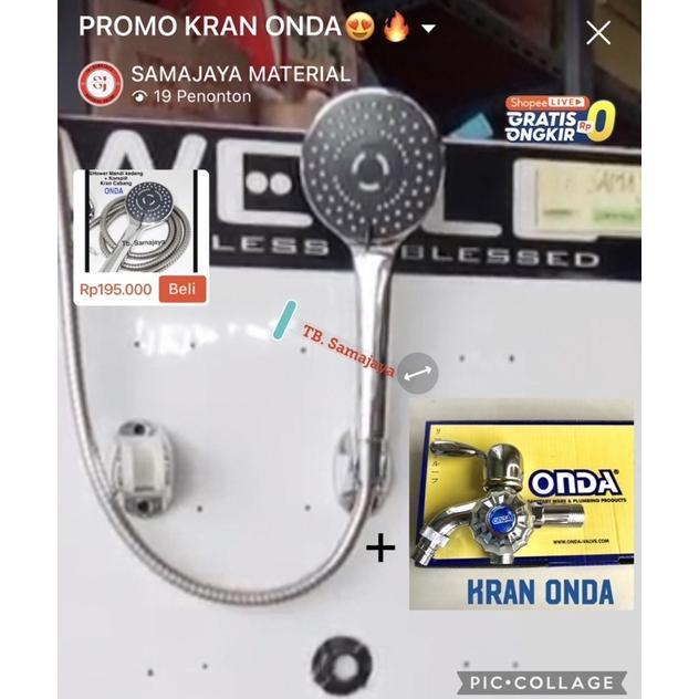 Shower Mandi RRT Komplit Kran Onda Abs Plastik Shower set