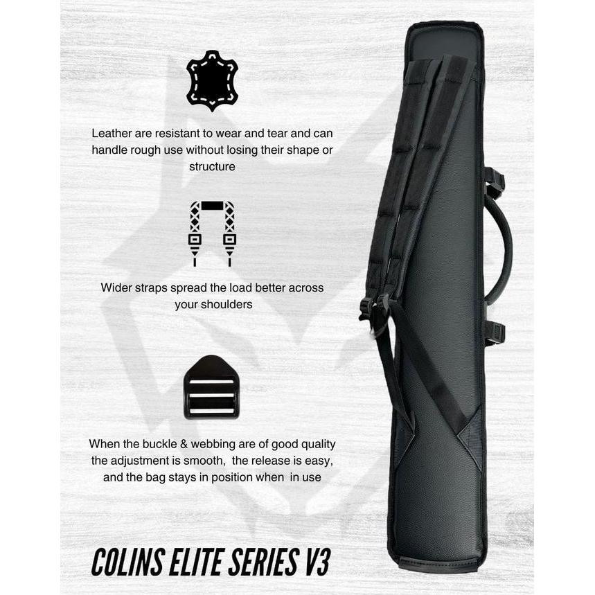 Tas Stick Billiard 4x6 COLINS Billiard Cue Hard Case Tas Stik Billiard