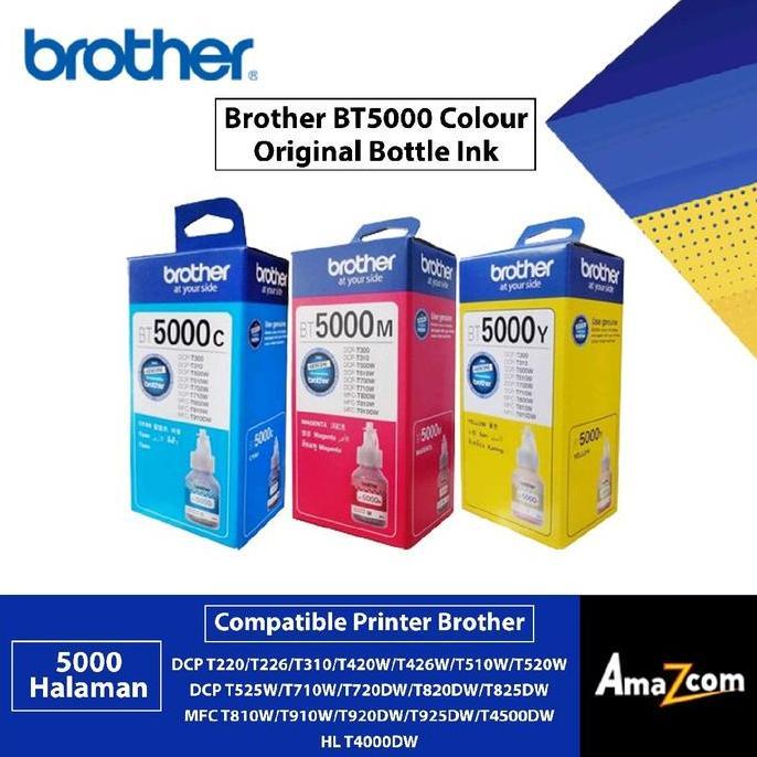 Tinta Brother Brother BT5000 Refill for Printer DCP-T220 T420W T720DW