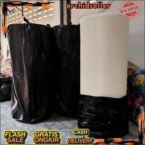 Gercep Spons busa tebal 5mm spon jilbab sajadah busa skyfoam Bubble Wrap Packing kardus warna putih-