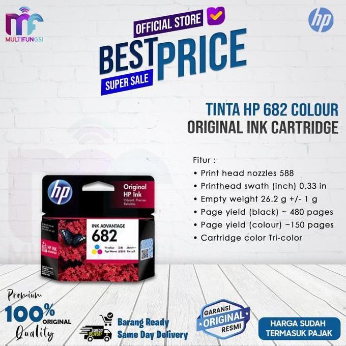 Tinta HP 682 Color Ink Cartridge For 2335 2336 2337