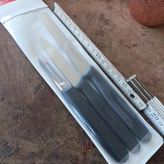pisau victorinox original Kitchen Set 3 pcs Swiss Made