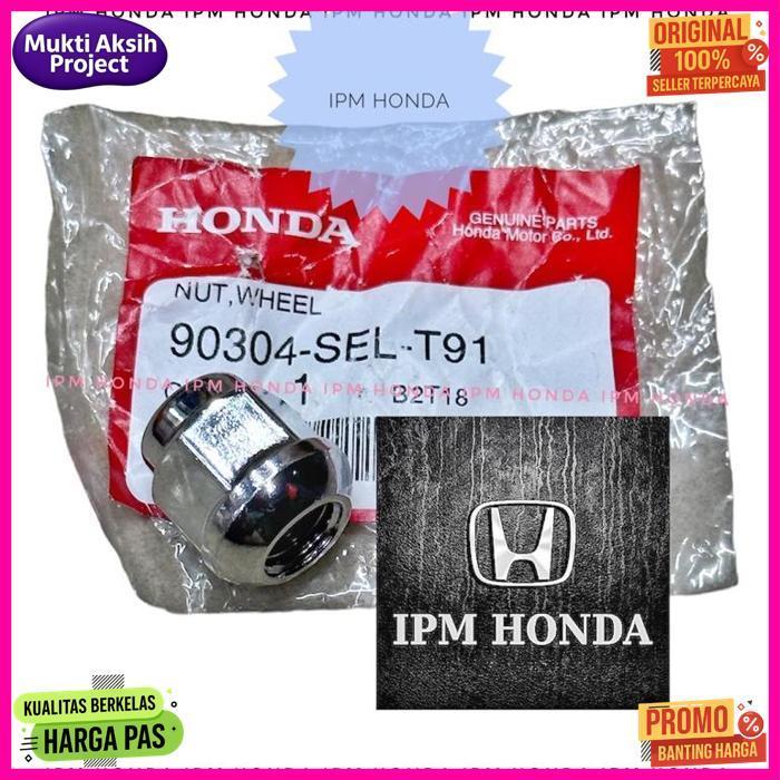Quality 90304 Sel T91 Mur Roda Velg Nut Wheel Honda Jazz Gd3 S Rs Ge8 Idsi Vtec City Gd8 Gm2 Brv Hrv