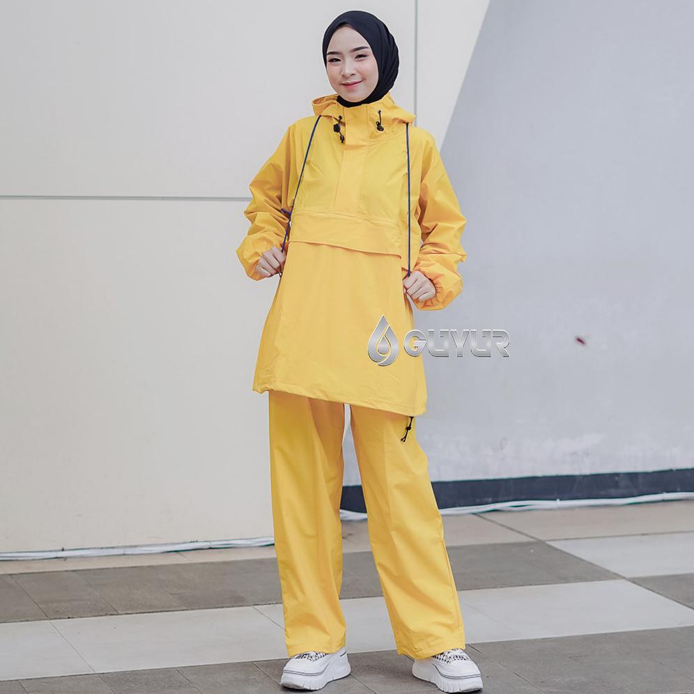 Jas Hujan Kangguru Pria Wanita Jumbo Original Guyur Jas Hujan