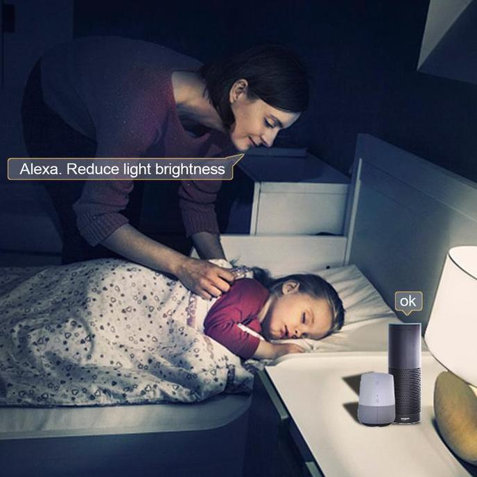 Promo Led Bulb Light Dimmer Wifi Smart Bulb Rgbcw Cct 15W E27 Lamp Cod