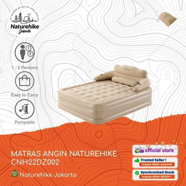 Matras Angin + Pompa Elektrik / Kasur Camping Naturehike Cnh22Dz002