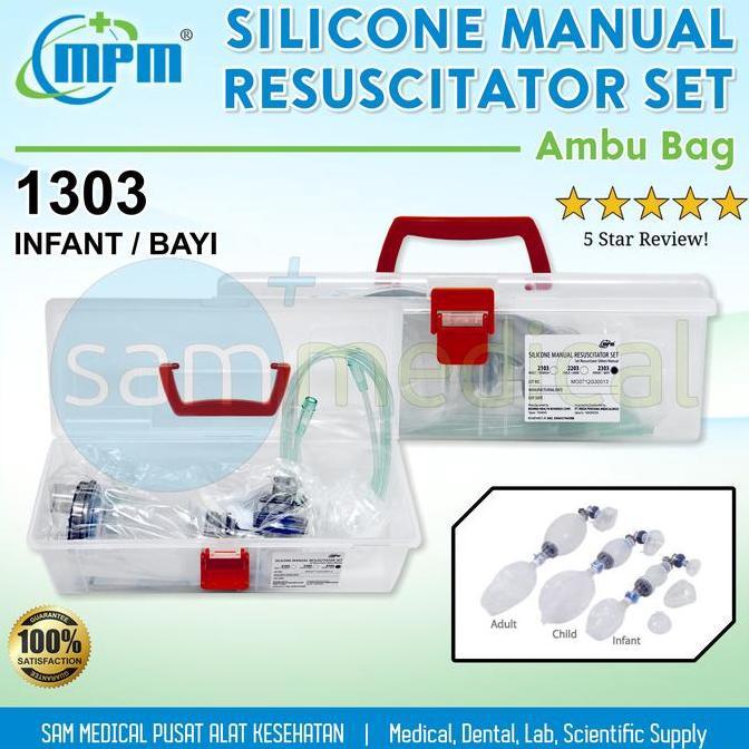 Mpm Silicone Resuscitator - Infant - Ambu Bag