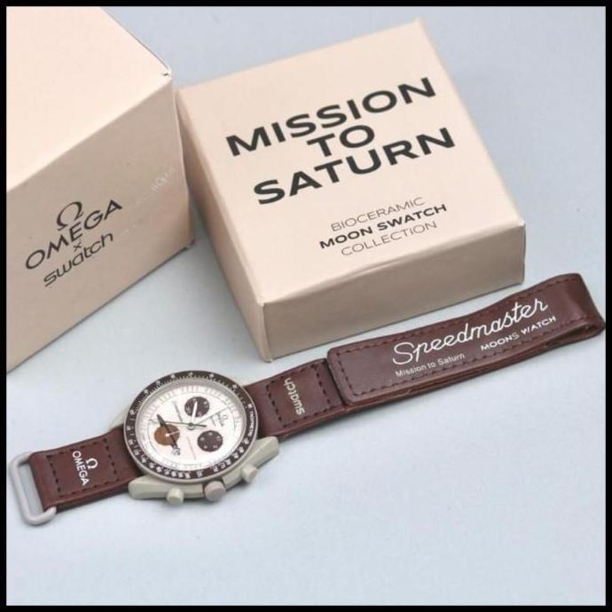 DA47 >> Jam Tangan analog pria OMG X SWATCH chrono variasi FREE BOX