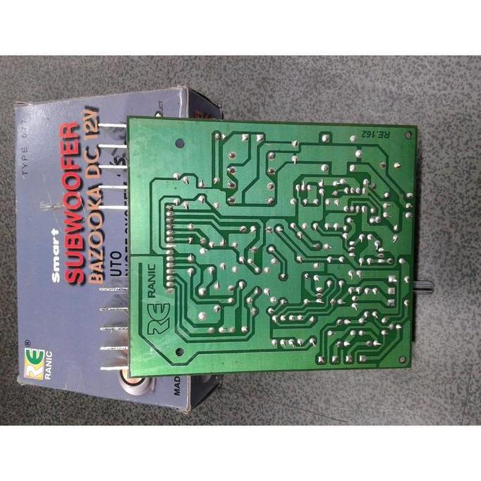 Kit Subwofer 12volt BAZOKA Smatr auto on off Tipe677