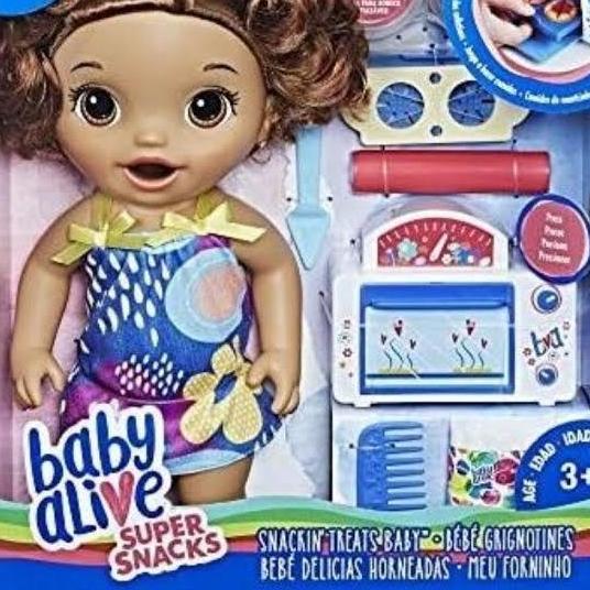 Mainan Anak Boneka Baby Alive Super Snack pup pee