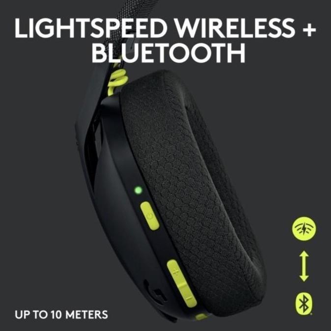 Logitech G435 Wireless + Bluetooth Gaming Headset Lightweight G 435