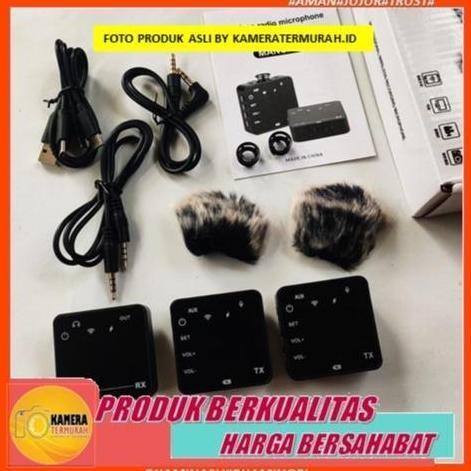 Microphone Mic Wireless Vlog Youtuber Zoom for Smartphone