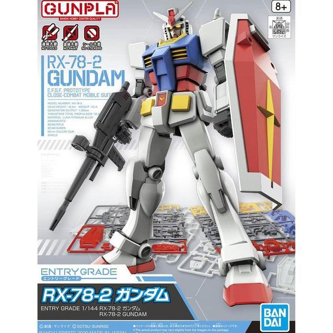 Bandai original Entry Grade 1/144 Rx 78 2 Gundam rx78 RX-78-2 not HG
