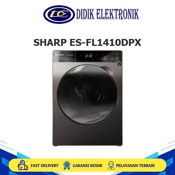 BEBAS ONGKIR - MESIN CUCI SHARP ES-FL1410DPX WASH 10,5 KG DRY 7 KG ESFL1410DPX FL1410